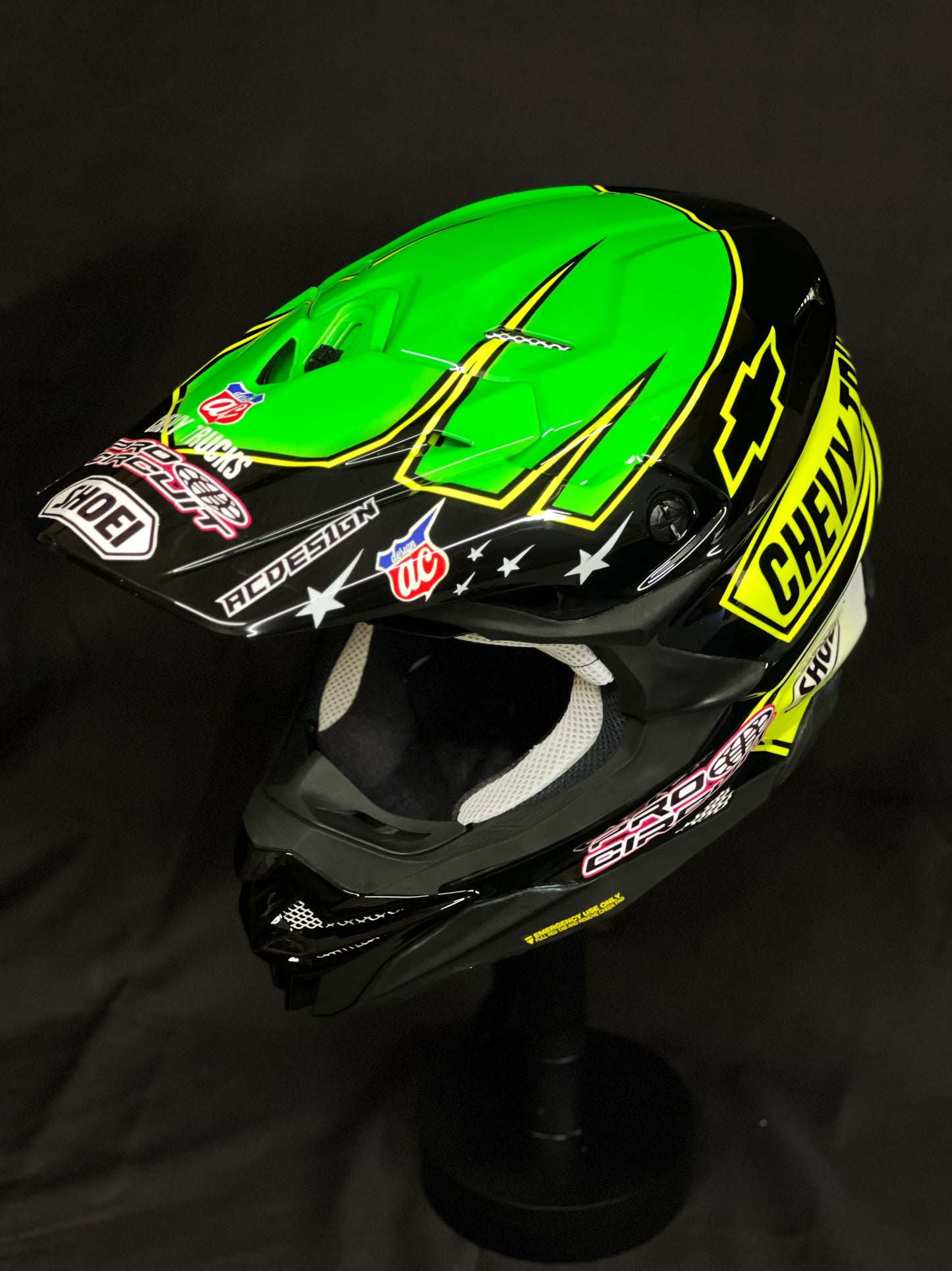 SHOEI VFX WR green/yellow fluo